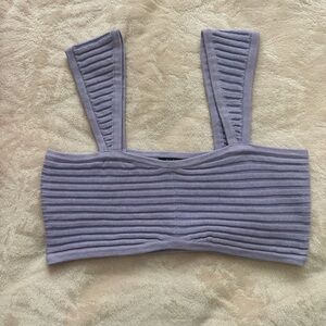 Wild Fable Lilac Ribbed Tank Top